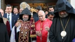 2025.11.30 Viaggio Apostolico in Turkiye - Visita di Preghiera alla Cattedrale Armena Apostolica