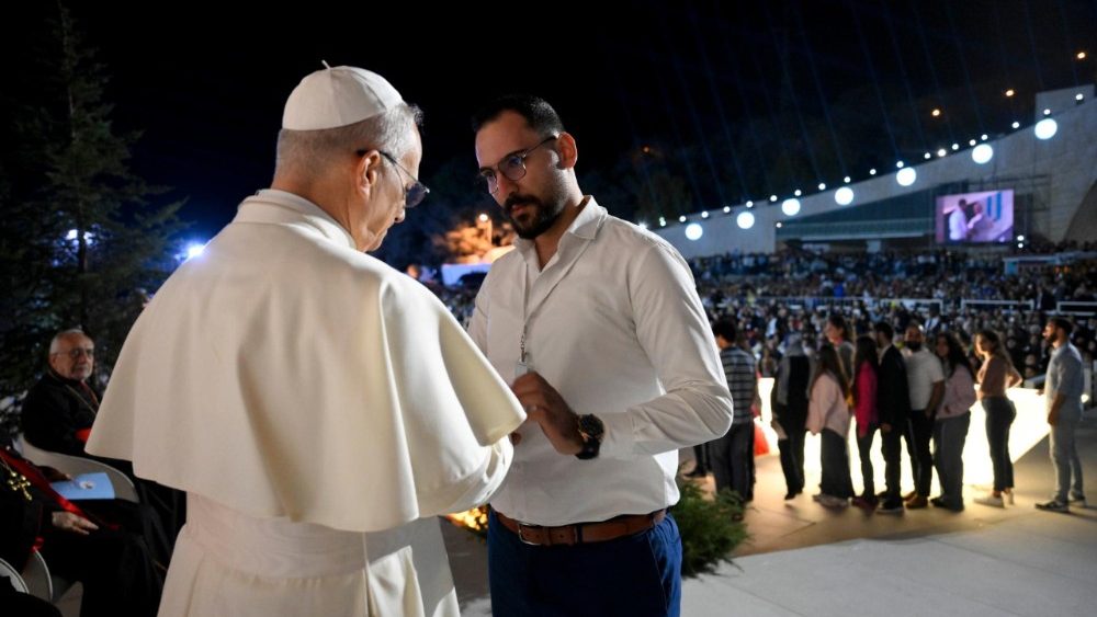 Сустрэча з моладдзю ў Ліване