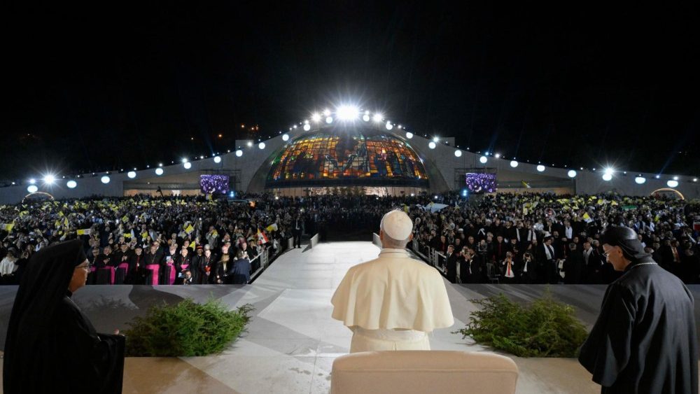 Сустрэча з моладдзю ў Ліване