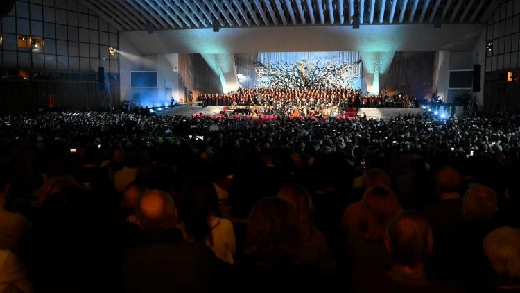 Una vista dell'Aula Paolo VI