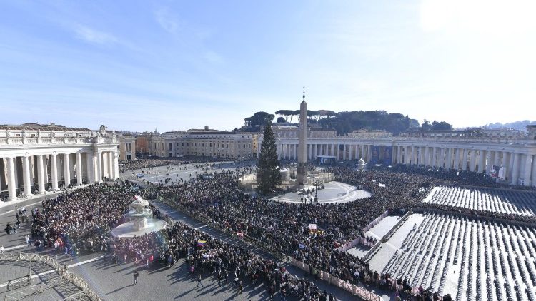 Una veduta di piazza San Pietro