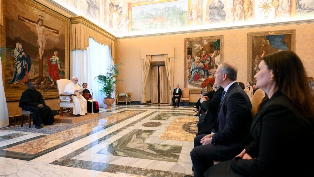 Папская аўдыенцыя для дэлегацыі кансерватараў і рэфарматараў Еўрапейскага парламента