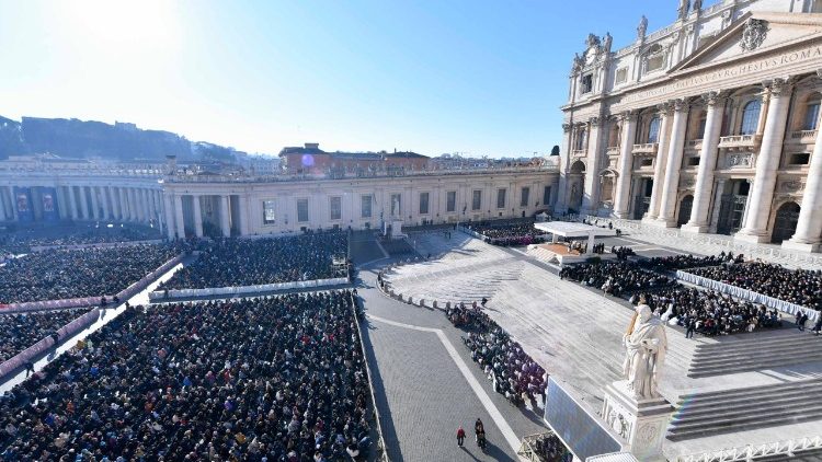 St. Peter's Square during the General Audience