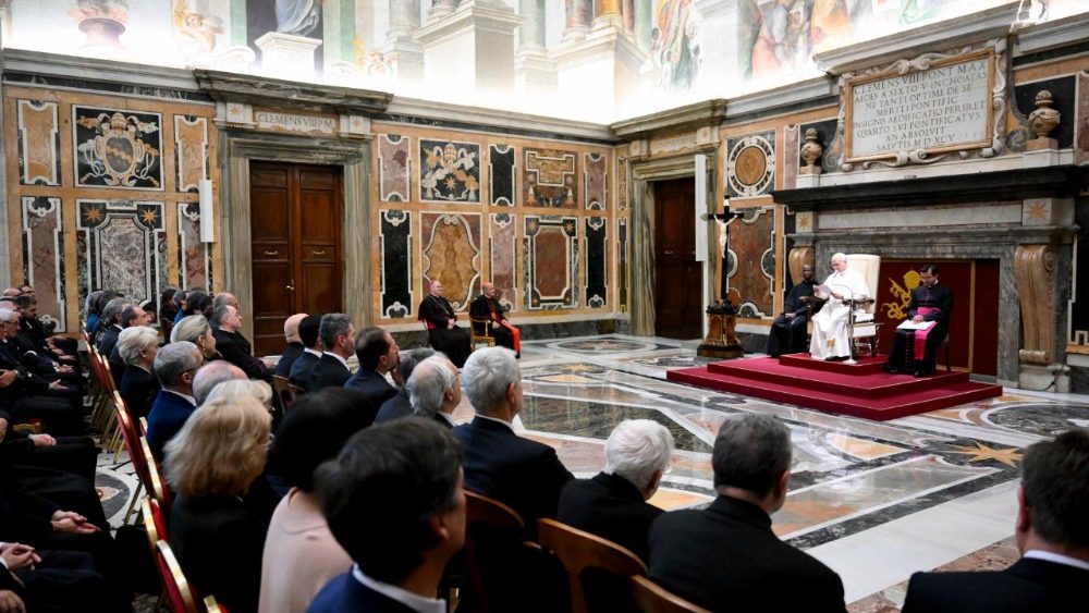 Аўдыенцыя для выкладчыкаў і студэнтаў Папскага інстытута хрысціянскай археалогіі