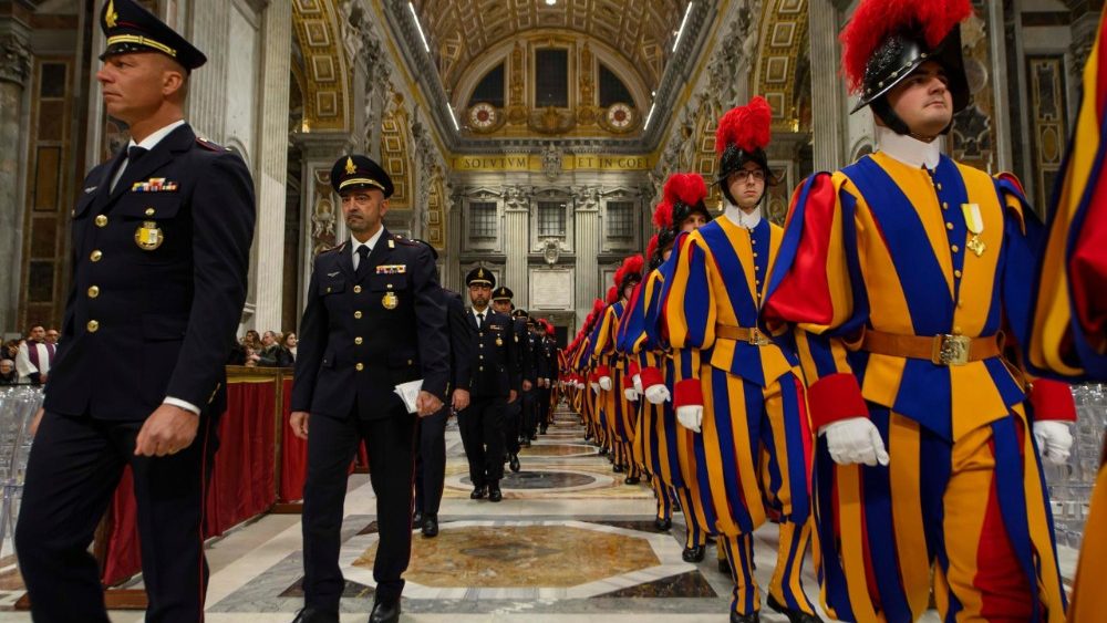 Юбілей службаў бяспекі ў Ватыкане