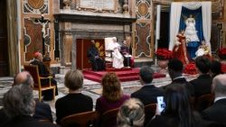 El Papa pronuncia sus saludos a los artistas del Concierto de Navidad 2025