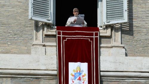Pope Leo delivers his Angelus reflection