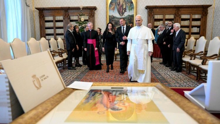 O encontro com o Papa Le&atilde;o XIV 