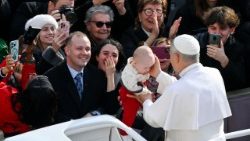 Papst Leo bei der Generalaudienz