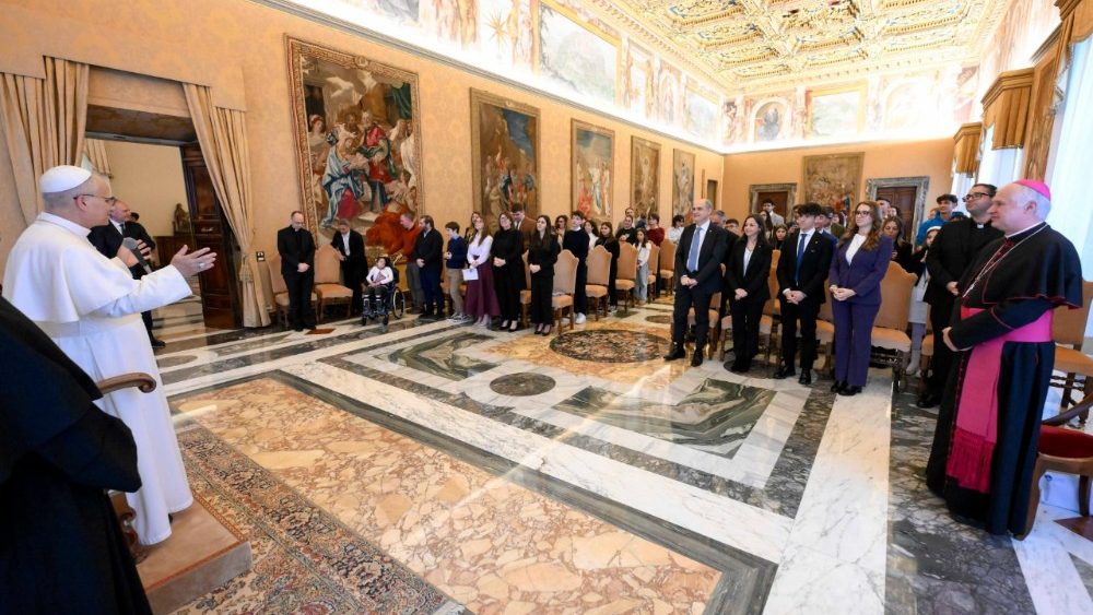 Папская аўдыенцыя для моладзі руху "Каталіцкая акцыя"