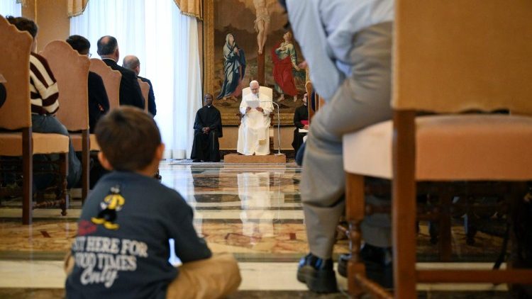 Un'immagine dell'udienza