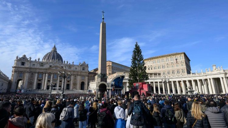 Una vista di Piazza San Pietro
