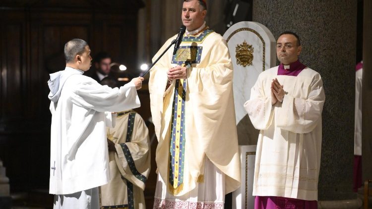Il cardinale acriprete della basilica Liberiana, Rolandas Makrickas
