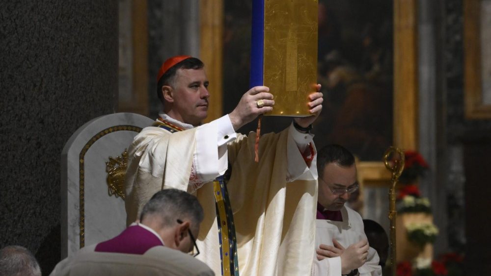 Урачыстае набажэнства ў Базіліцы Санта-Марыя-Маджорэ