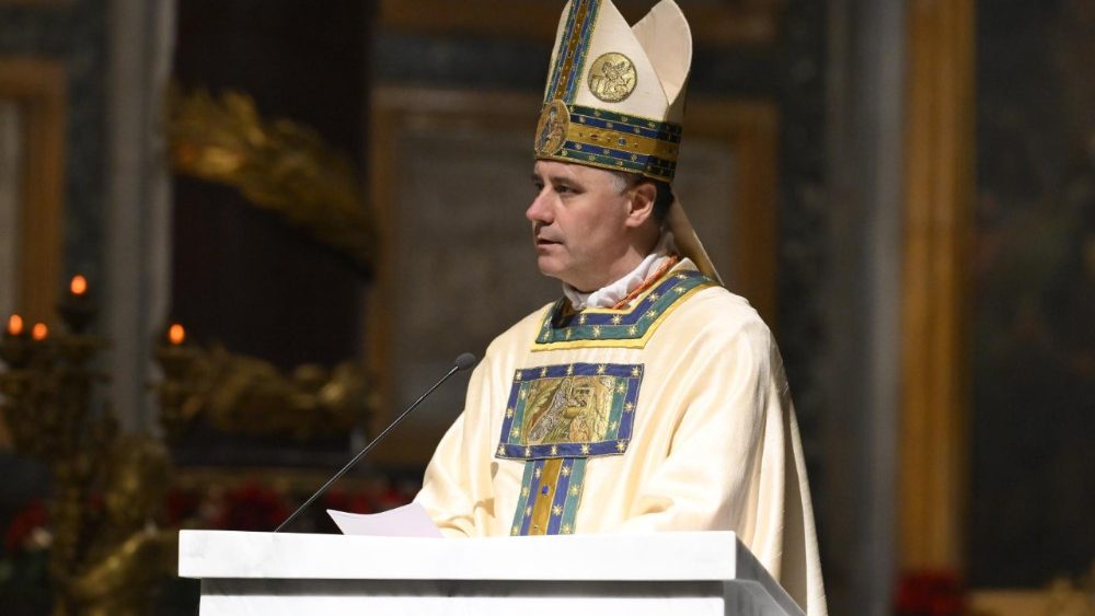 Урачыстае набажэнства ў Базіліцы Санта-Марыя-Маджорэ