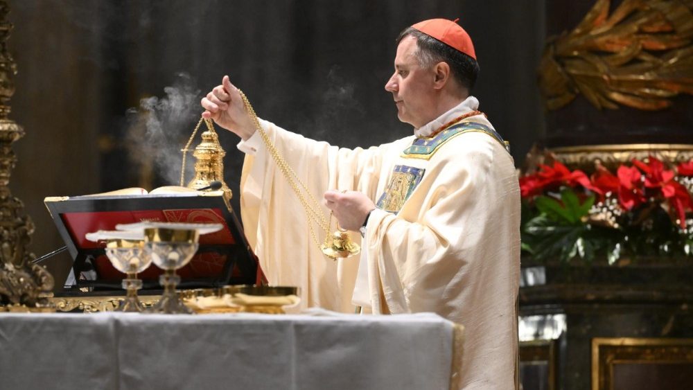 Урачыстае набажэнства ў Базіліцы Санта-Марыя-Маджорэ