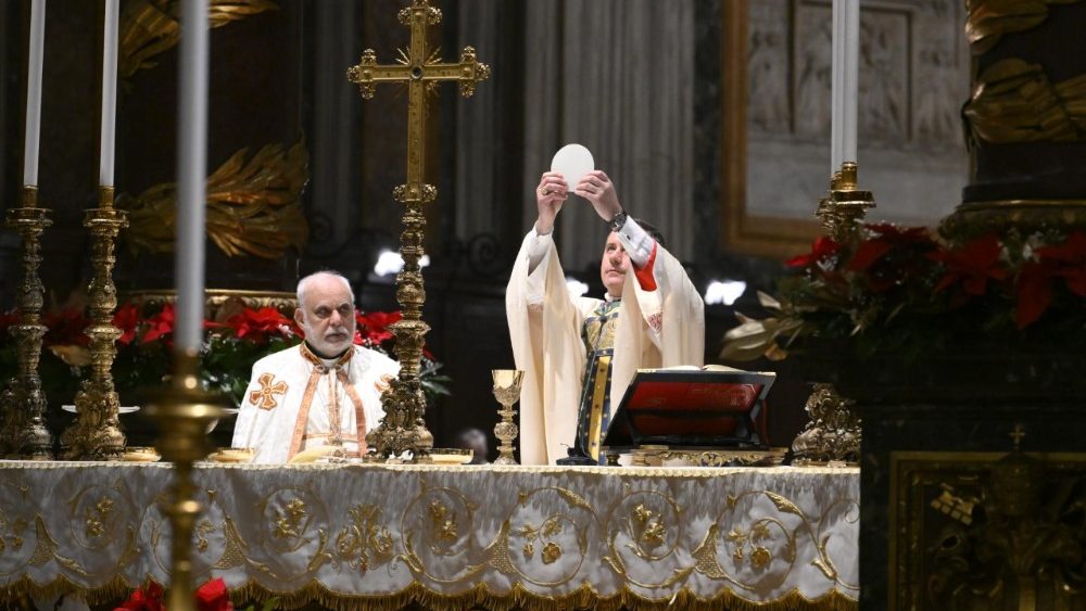 Урачыстае набажэнства ў Базіліцы Санта-Марыя-Маджорэ