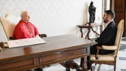 Папа Лъв XIV с новия посланик на Гватемала