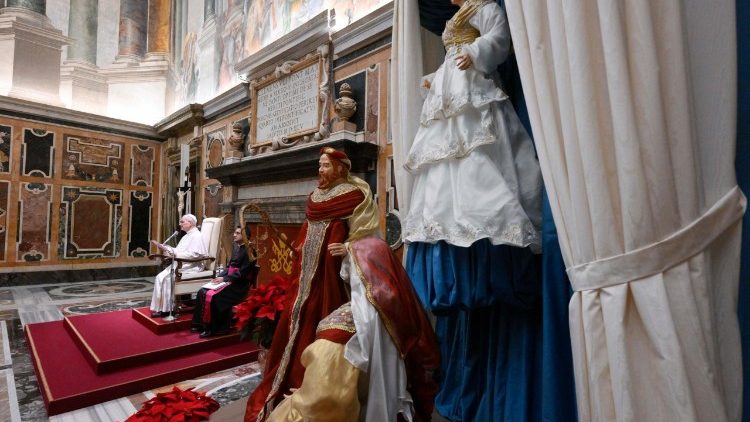 ርዕሠ ሊቃነ ጳጳሳት ሊዮ 14ኛ ለጣሊያን ከተሞች የከንቲባ አባላት ንግግር ሲደርጉ