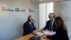 O prefeito de Roma, Roberto Gualtieri, em entrevista concedida à mídia do Vaticano.