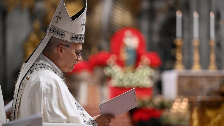 البابا يترأس صلاة الغروب عشية عيد القديسة مريم والدة الله