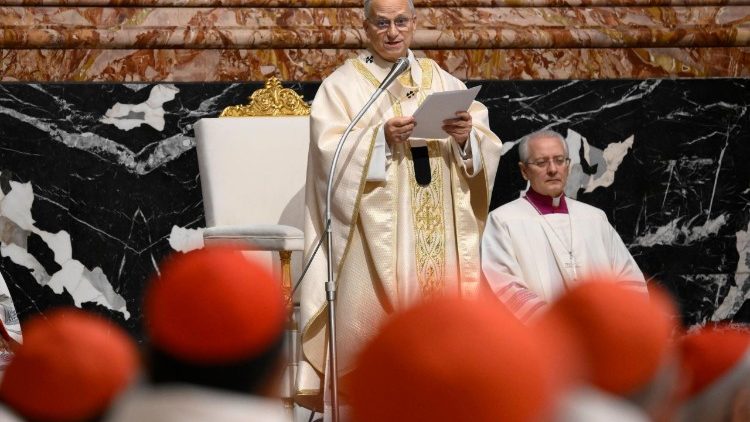 Mše svatá s kardinály shromážděnými na mimořádné konzistoři, 8. ledna 2026