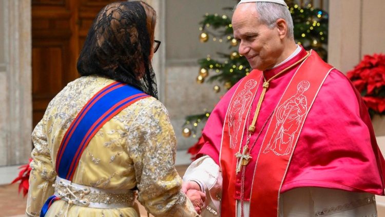 Среща с Дипломатическия корпус към Светия престол