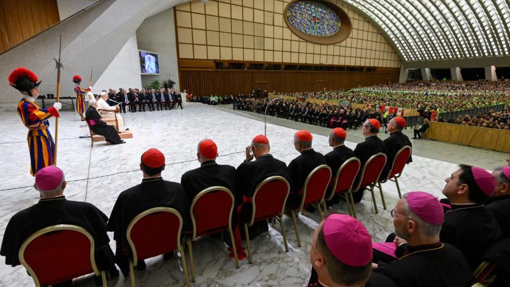 Аўдыенцыя для арганізатараў і валанцёраў Юбілейнага года