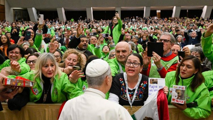 Popiežius Leonas XIV ir Jubiliejaus savanoriai