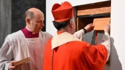 2026.01.13 Obrzęd zamurowania Drzwi Świętych w Bazylice Matki Bożej Większej