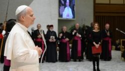 Papst Leo XIV. bei der Generalaudienz