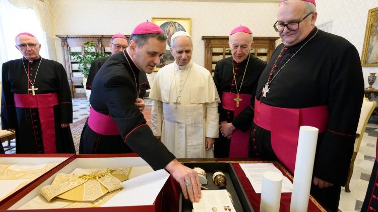 Die Audienz f&uuml;r die slowenischen Bisch&ouml;fe