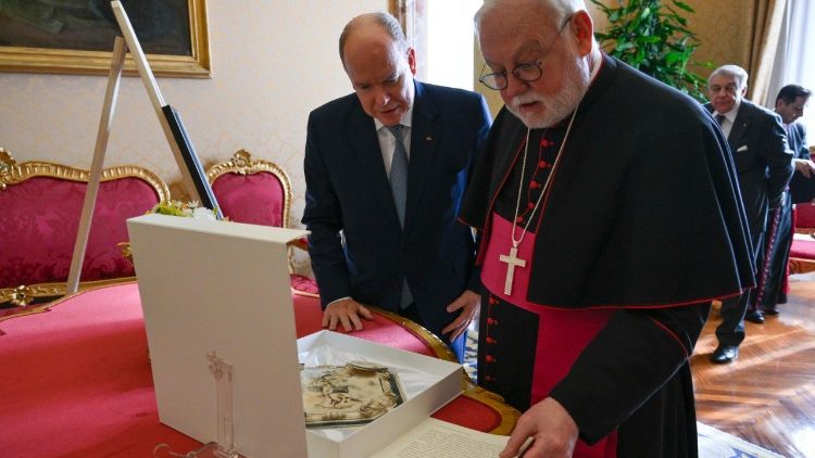 L'udienza in Vaticano del principe Alberto II di Monaco