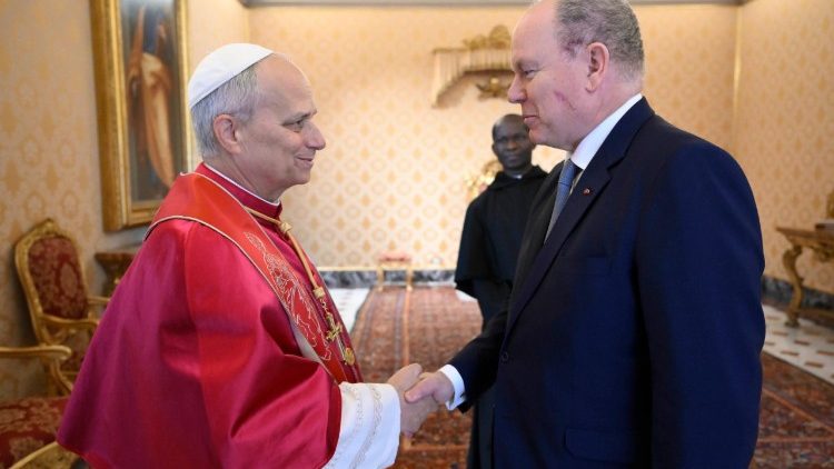 Le prince Albert II de Monaco reçu au Vatican le 17 janvier 2026. 