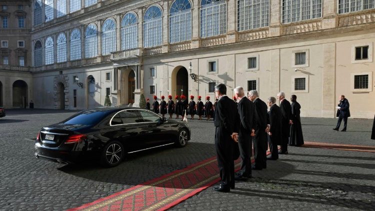 L'udienza in Vaticano del principe Alberto II di Monaco