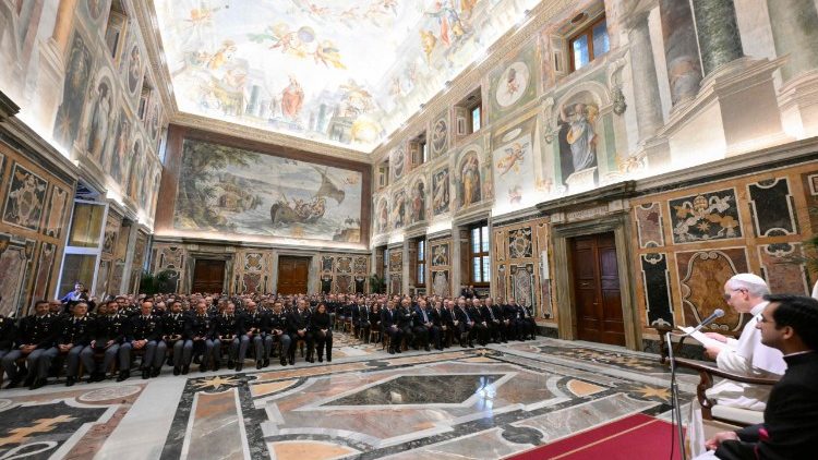 Pope Leo welcomes members of Inspectorate for Public Safety for Vatican City