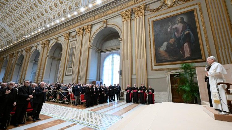 El Papa con los responsables del Camino Neocatecumenal el lunes 19 de enero de 2026