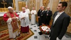 Ва ўспамін святой Агнешкі Папу прадставілі ягнят