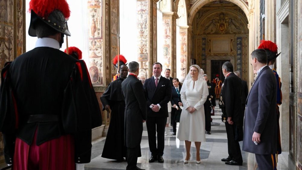 2026.01.23 Le Loro Altezze Reali il Granduca Guillaume e la Granduchessa StÃ©phanie del Lussemburgo 