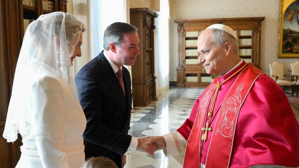 La Leon XIV, Altețele Lor Regale, Guillaume al V-lea și Stephanie de Luxemburg