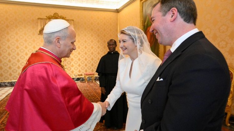Pope Leo XIV receives Grand Duke and Duchess of Luxembourg