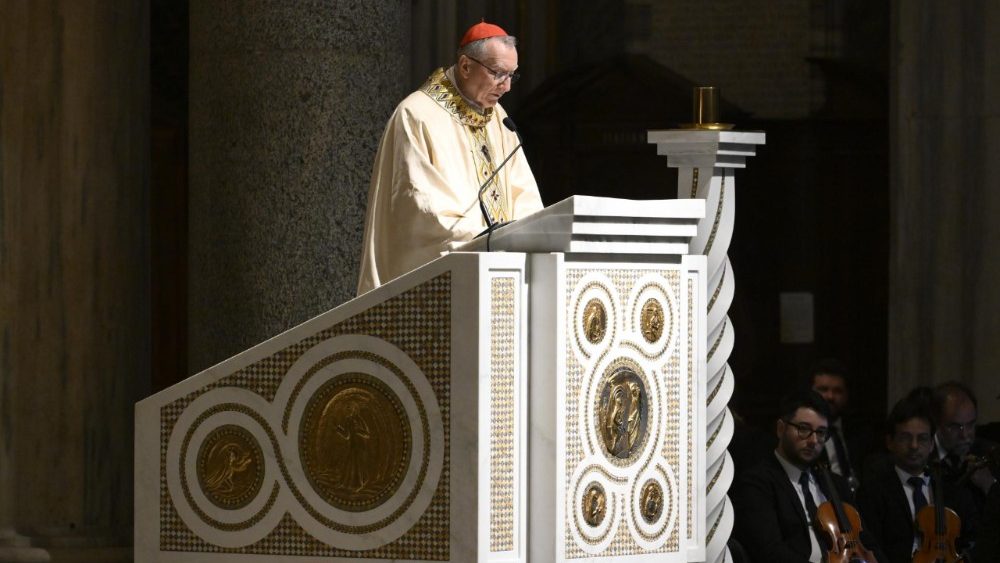 Un momento de la eucaristía en acción de gracias el viernes 23 de enero de 2026