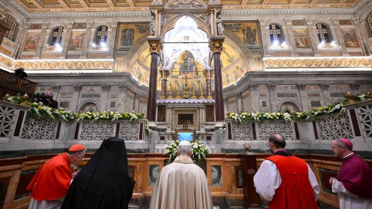 The ecumenical celebration at St Paul's Outside the Walls