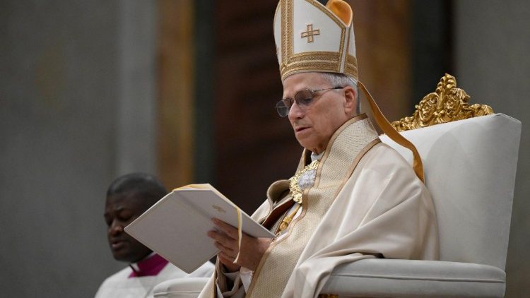 Lev XIV. při druh&yacute;ch nešpor&aacute;ch v Bazilice sv. Pavla za hradbami, 25. ledna 2026