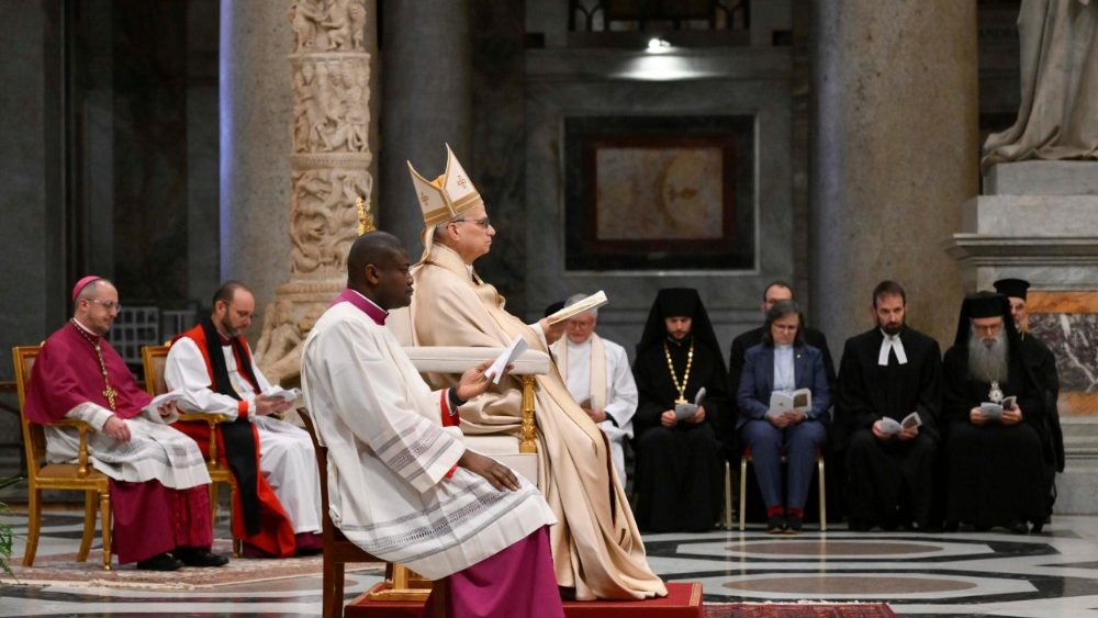 Нешпары на заканчэнне Тыдня малітваў аб еднасці хрысціян