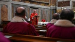 L'arcivescovo Edgar Peña Parra, sostituto della Segreteria di Stato presiede la Messa per l’inaugurazione dell’Anno giudiziario del Tribunale della Rota Romana, nella Cappella Paolina del Palazzo Apostolico