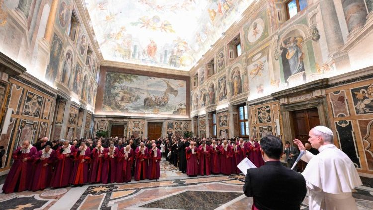 La Leon XIV, membrii Tribunalului ”Rota Romana”