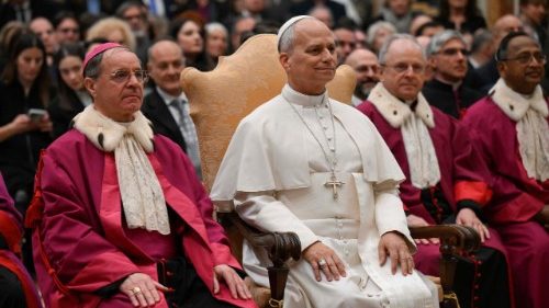 2026.01.26 SS Leone XIV Inaugurazione Anno Giudiziario del Tibunale della Rota Romana