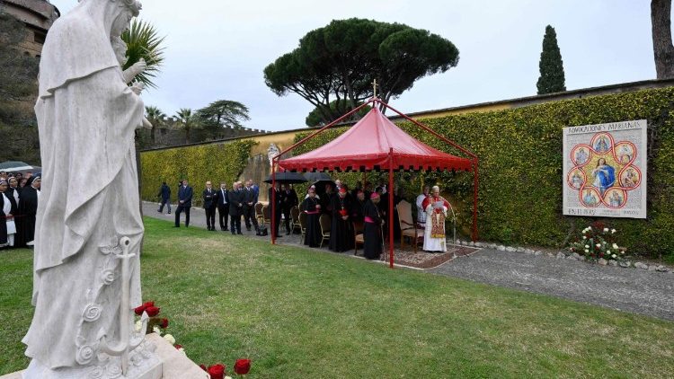 2026.01.31 Inaugurazione mosaico mariano, e statua di S. Rosa da Lima