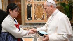 Pápež Lev XIV. na stretnutí mladých politikov